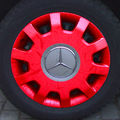 Original Mercedes Radkappe Rot