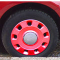 Original Fiat Radkappe Rot 