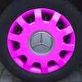 Original Mercedes Radkappe Pink